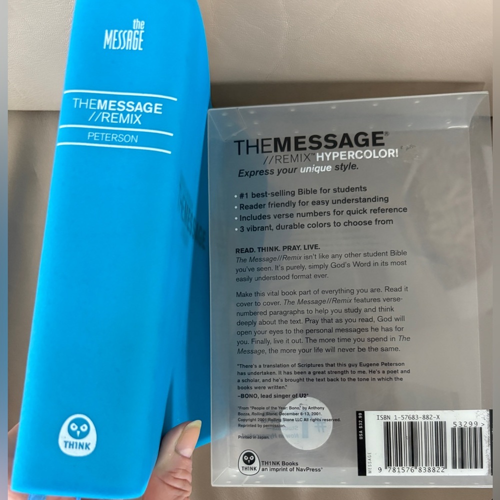 NEW The Message Remix Hardcover Bible